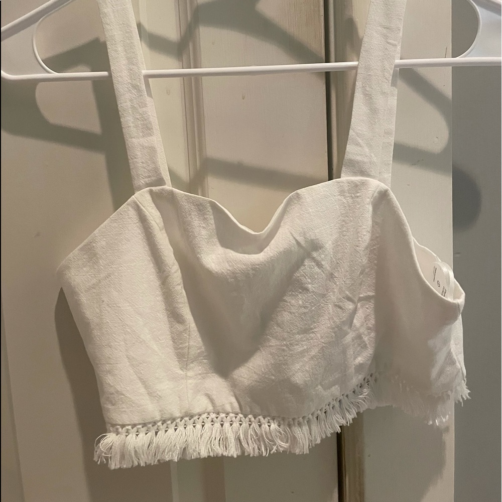 NWT Blue Blush Crop Top